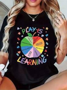 Women T-Shirts - Black - View 1