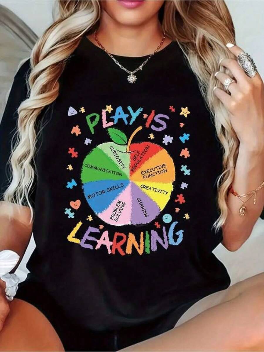 Women T-Shirts - Black - View 1