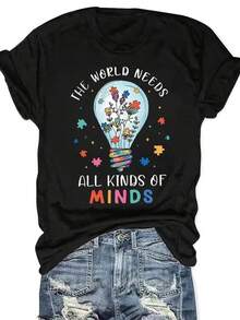 Women T-Shirts - Black - View 7