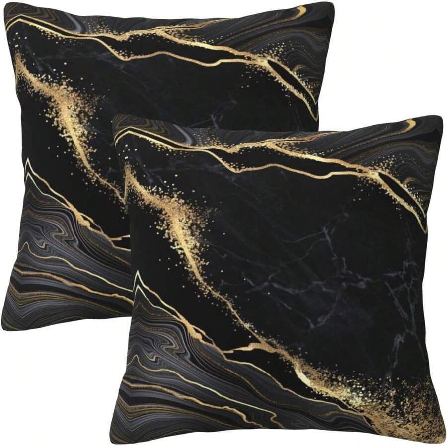 Leopard Print Pillow Covers 18x18 In Couch Cheetah Print Pillow Sets Of 2 Modern Decorative Square Throw Pillows Home Living Room Bedroom Bed Cushion Outdoor - 款式E - 查看 1