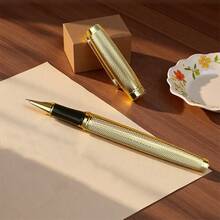 One Pen 奢华镀金金属圆珠笔 / 可替换笔芯 / 0.5mm / 优雅商务签名笔 / 适用于行政办公室 / 男女皆宜的专业礼品笔。 - 筆 - 查看 7
