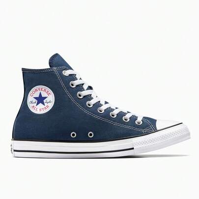  Converse All Star Chuck Taylor Unisex Adults Navy White High Top Trainers