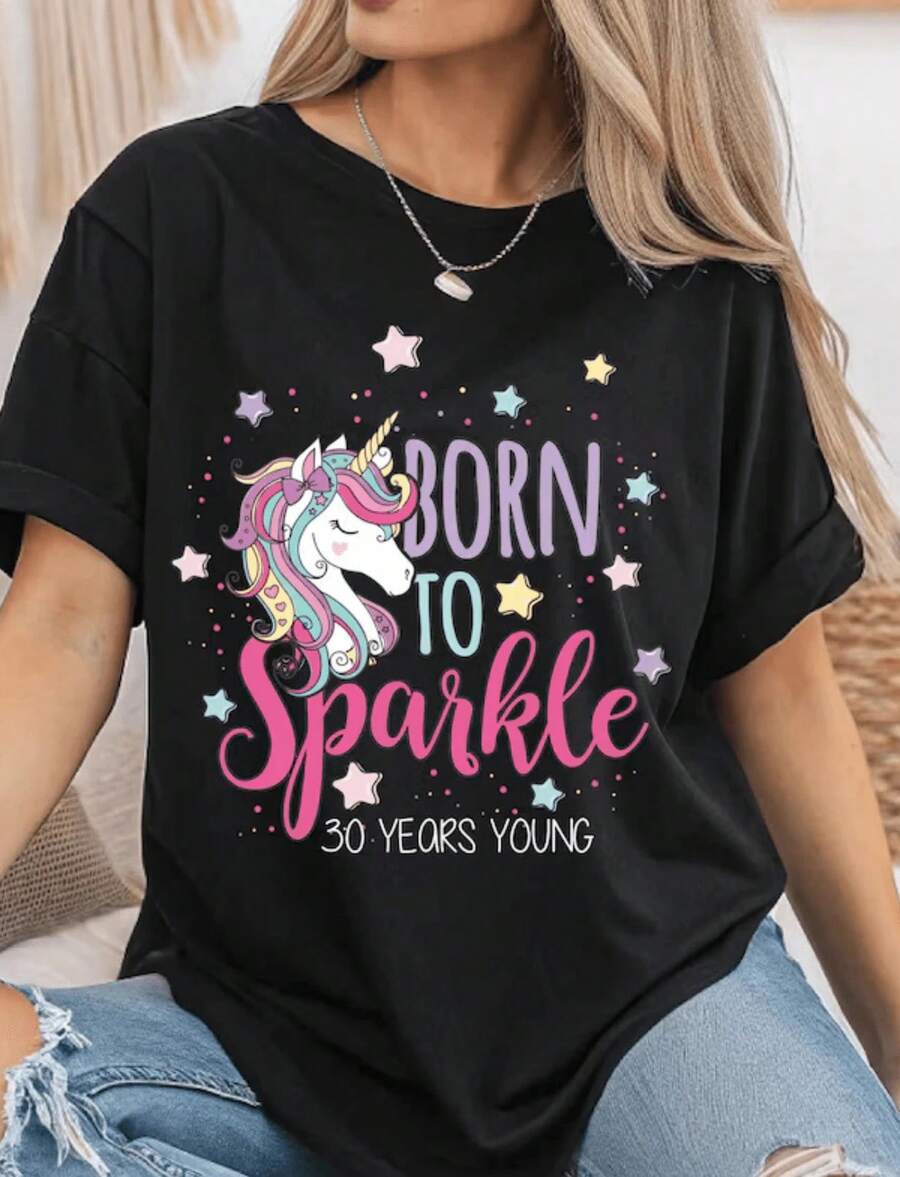 1 Breast Cancer Awareness T-Shirt, Pink Ribbon T-Shirt, Team Pink Support, Breast Cancer Outfit, Survivor Gift, Matching T-Shirts For Groups And Families, 180g 100% Cotton. - 黑色 2 - 查看 1