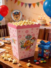 Paw Patrol Themed Series Cute Popcorn/French Fries Boxes (12 Pcs/Set) - Pink - View 6