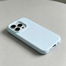 Ốp lưng điện thoại màu xanh dương mờ, mềm, chống sốc, tương thích với Apple 17 Pro Max/17/16/15 Pro Max/15 Plus/15 Pro/15/14 Pro Max/14 Plus/14 Pro/14/13 Pro Max/Pro Max/12 Pro Max/12 Pro/12/11 Pro Max/11, món quà Giáng sinh, Năm mới, Lễ Phục sinh hoàn hảo cho gia đình và bạn bè, lựa chọn Giáng sinh tuyệt vời nhất. - Màu xanh lam - Xem 4
