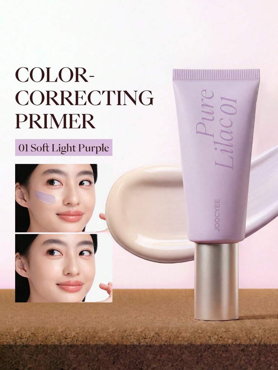 JOOCYEE 色彩校正妆前乳,提亮肤色,修正肤色,保湿妆前乳 - #1 Soft Light Purple - 查看 1