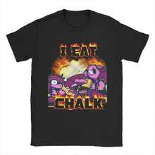 Susie (I Eat Chalk) Men's And Women's Pure Cotton Graphic Print T-Shirts, Made From A Durable, Soft-To-The-Touch Premium Fabric, Are Flattering For All Body Types And Ideal For Everyday Wear. These Breathable And Lightweight Casual T-Shirts Make Stylish Fall Outfits Perfect For Everyday Wear, Outdoor Activities, Parties, Vacations, And Themed Events Year-Round. - 黑色 - 查看 1