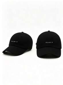 Mũ lưỡi trai unisex bằng polyester thêu khẩu hiệu, chống gió, thích hợp cho mùa xuân/hè. - A - Xem 4