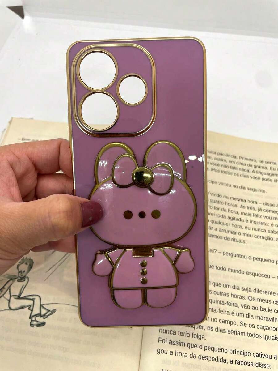 Capa de celular compatível com Oppo A5 Pro 5G Astronauta - Roxo - Visão 1