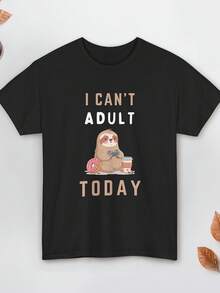 I C1An't Adult Today other T1S1Hirt Funny T1EE - Negro - Ver 2