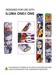 1PC For IQOS ILUMA ONE/ I One/New Iluma I One, ILUMA/Iluma I ,ILUMA PRIME/Iluma I Prime Protective Case Full Protection Anti-Drop Fashion Personalized Graffiti Leather Case Anti-Scratch Anti-Rub Anti-Pressure Anti-Shock PU+PC Splicing Hard Shell Precise Hole Position Leather Case Couple Style Multiple Colors Available Gift For Self-Use Storage Box - 1 - View 8