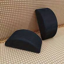Multifunctional Squat Wedge With Yoga Mat - Dual-Sided For Strength Training, Balance Exercises, Weightlifting & Calf Stretching - Durable Rubber, Suitable For All Fitness Levels - Black - View 3