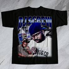 90s DJ Screw T-Shirt - Black - View 7