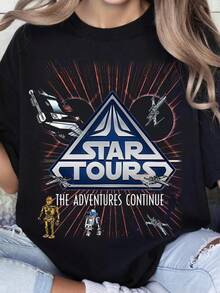 Women T-Shirts - Black - View 6