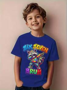 Mexican Salamander T-Shirt 67, Children's Clothing For Boys 67, Funny Mexican Salamander Themed T-Shirt 67, Mexican Salamander Enthusiast T-Shirt Suitable For Children, T-Shirt For Older Children And Teenagers, Sizes 120-160. - 黑色 - 查看 8