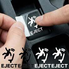5pcs/Set Funny "Ejection" Button Stickers For Car Dashboard, Interesting Decorative Stickers, Gifts For Car Enthusiasts - Decorative Stickers - View 6