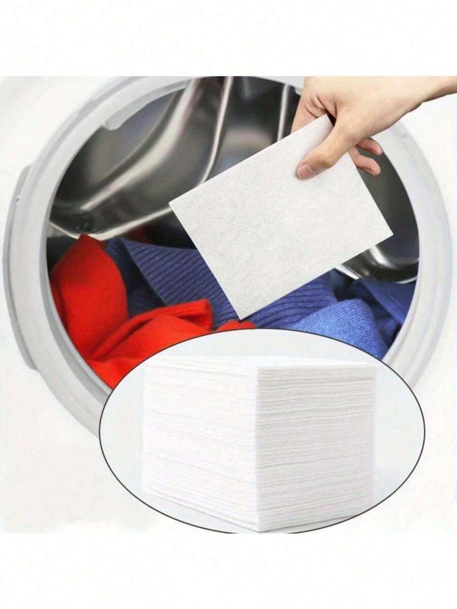 10/50/100pcs Colorful Dye Absorbing Laundry Sheets, Prevent Color Transfer And Highly Absorbent, Protect Clothes From Fading, Suitable For Washing Machine And Laundry Room, Great Gift For Valentine's Day, Mother's Day, Graduation, Housewarming - Multicolor - View 1
