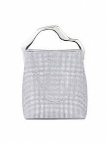 Women's Sparkling Full Rhinestone Handbag | Elegant Social Influencer Style, Suitable For Formal Occasions, Parties And Banquets - Multicolor - View 14