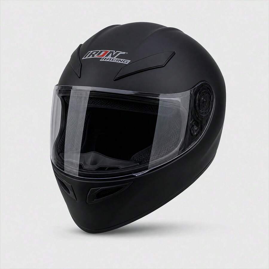Matte Black Motorcycle Helmet, Size L | Comfort And Style On Every Ride - Black - View 1