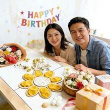 1个大型花卉木质托盘，饰以雏菊和蝴蝶图案 - 经典风格，3D立体工艺，多功能桌面装饰，蝴蝶工艺托盘 | 经典风格托盘 | 木质结构，蝴蝶装饰 - A - 查看 4