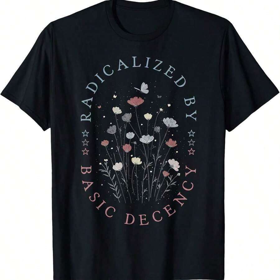 Radicalizado por la Decencia Básica Camiseta Wo - Negro - Ver 1