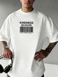 Camiseta de manga corta con eslogan religioso simple para hombres, cómoda y transpirable, adecuada para el verano, de moda destacada - Burdeos - Ver 1