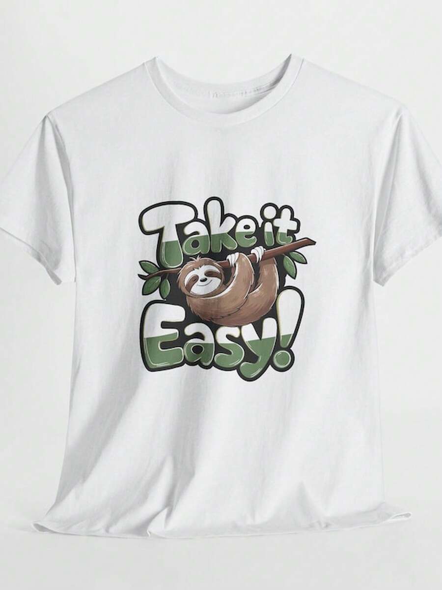 Take It Easy Another S1Hirt, Luckt PatriC1KS Day T1EE, Funny Another S1HAmR1Ock Top, R IriS1H Another T1S1Hirt, St Patt Day Another Don. - 白色 - 查看 1
