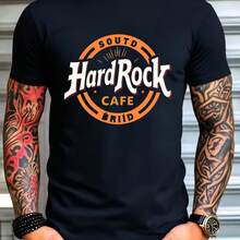Printed T-Shirt For Men And Women - Black - View 1