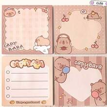1 Pack Cute Cartoon Sticky Notes, Suitable For Students, Multiple Adorable Patterns, Self-Adhesive, Thick Paper For Writing, Reusable Without Residue, Perfect For Note-Taking And Journaling Decoration - Multicolor - View 7