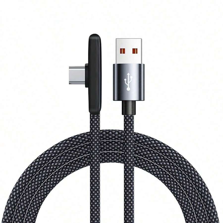 Durcord 66W USB A zu Typ-C schwarzes Ladekabel, Länge 1m/1,5m/2m, Typ-C Schnellladekabel kompatibel mit iPhone 17/16/15/14, Pro/Pro Max/Plus, Pro 12.9/11, Air 4/5, Mini 6, Honor X9c/400, ideal für Muttertag/Vatertag/Ostern/Fußball-WM/Reisen, kompatibel mit Samsung, Pixel und anderen USB-C Geräten