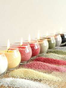 500/100g White/Pink/Black Pearl Sand Wax Set, Pearl Sand Wax With Candle Wicks, Elegant Wedding Floating Sand Wax, Pearl Candles, Party Candle Decoration, Reusable Wax Sand, DIY Candle Decoration, Suitable For Making Candles, Wedding Decoration, Birthday Party Candles, Theme Party Decoration - A - View 4