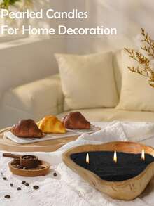 500/100g White/Pink/Black Pearl Sand Wax Set, Pearl Sand Wax With Candle Wicks, Elegant Wedding Floating Sand Wax, Pearl Candles, Party Candle Decoration, Reusable Wax Sand, DIY Candle Decoration, Suitable For Making Candles, Wedding Decoration, Birthday Party Candles, Theme Party Decoration - A - View 7