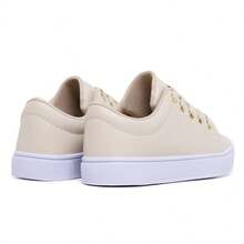 Boys' Comfortable Basic Lightweight School Sneakers - Beige - View 4