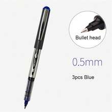 3 chiếc bút bi mực nước thẳng màu trắng tuyết, bút bi đầu nhọn, bút bi gel, dụng cụ văn phòng phẩm, bút học sinh, bút ký tên. - Bộ - Xem 13