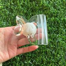 1个轻松熊饺子造型挤压玩具,硅胶材质,减压玩具,适合女孩和青少年,复活节/生日/圣诞节/节日礼物 - 彩色 - 查看 8