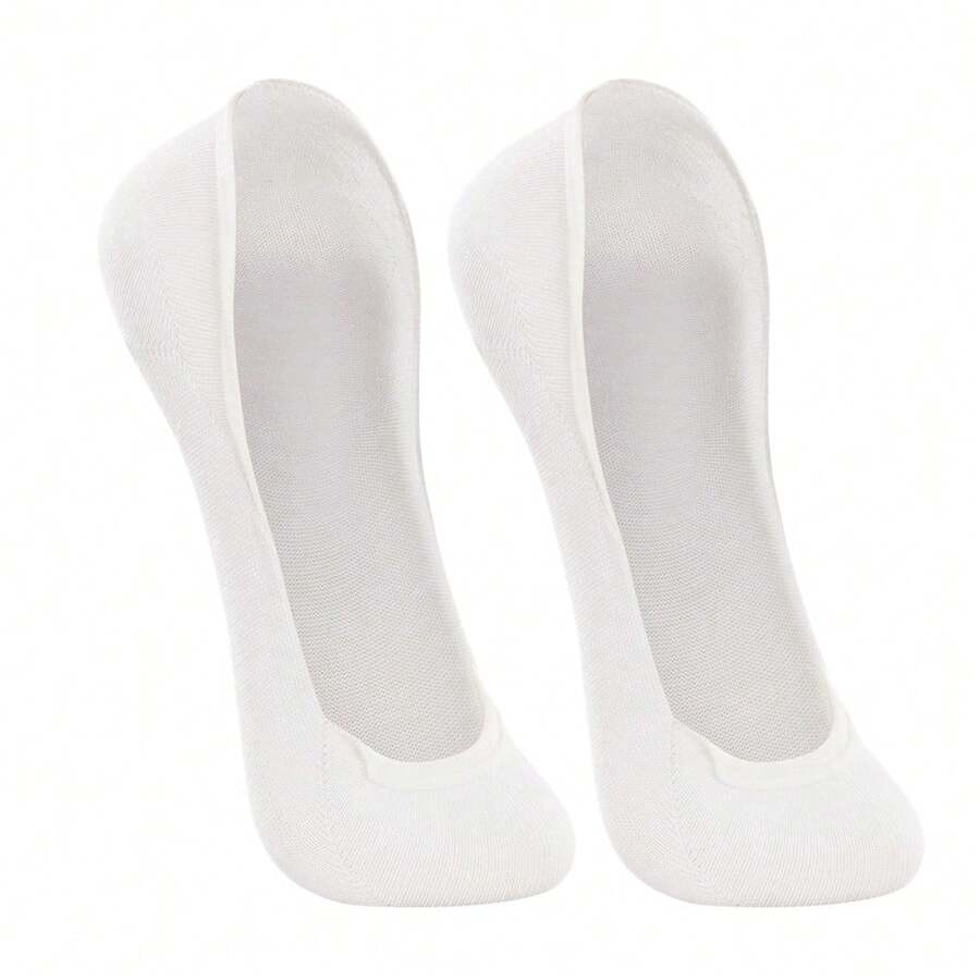 Kit Of 2 Lupo Basic Seamless Slipper Socks With Silicone 03287-088 - 白色 - 查看 1