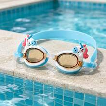 Happy wind Swim 1副加厚材质高清泳镜,柔软硅胶镜框,防漏防雾镜片,游泳防护镜 - 彩色 - 查看 19