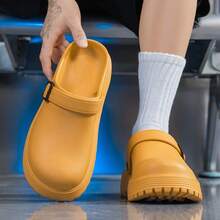 Sandal Selop EVA Anti Selip, Tahan Air, dan Tahan Minyak, Cocok untuk Penggunaan Kasual, Kantor, Dapur, Perawat, dan Medis. - Mustard Yellow - View 6