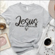 Camisa gris de manga corta
