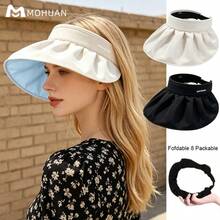 mohuan Women's UV Protection Foldable Sun Hat That Can Also Be Used As A Headband. It Is Perfect For Daily Outings, Travel, Beach Vacations And Other Occasions. As A Must-Have Sun Protection Product, It Is Also A Great Gift For Friends And Family. - A - View 10