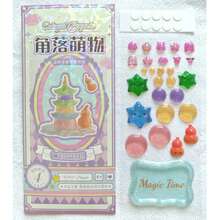Decorative Floating Stickers For Smartphone Cases, Notebooks, Planners, Cups - 3D Crystal Embossed Cute Figurine DIY Desktop Decor, Creative Crystal Stacking Ornaments, Cartoon 3D Crystal DIY Assembly Desktop Decor, Cute Figurine Desktop Decor Handmade Toy - Multicolor - View 15