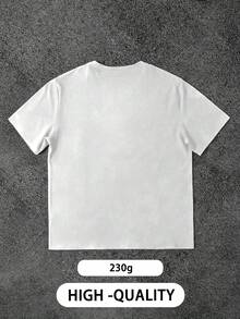 Christopher Moltisanti Graphic T-Shirt From  - Casual Black Short Sleeve T-Shirt With Striking White Lettering, Unisex Regular Fit, Comfortable For All Seasons, All Season Clothing, Stylish T-Shirt, Durable Casual Wear - 白色 - 查看 2