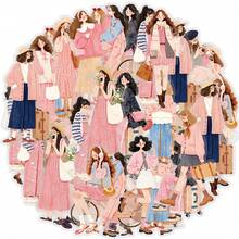 30张可爱粉彩贴纸，适用于笔记本、手机壳、行李箱、吉他、相册、自行车、文具、工艺品、办公室装饰、房间装饰、学生礼物、生日礼物、女孩贴纸、学习用品、卡片制作、多用途装饰 - 遠驛拾光 - 查看 1