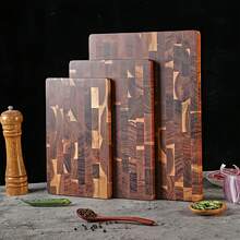 Talenan Kayu Rosewood Berkualitas Tinggi - Talenan Persegi Panjang Kayu Solid untuk Dapur, Cocok untuk Daging, Keju, Roti | Permukaan dengan Tekstur Serat Alami | Talenan Bergaya untuk Penggunaan di Rumah dan Profesional, Talenan Serbaguna | Desain Kayu Alami | Permukaan Halus, Cocok untuk Tahun Baru Imlek, Paskah - View 6
