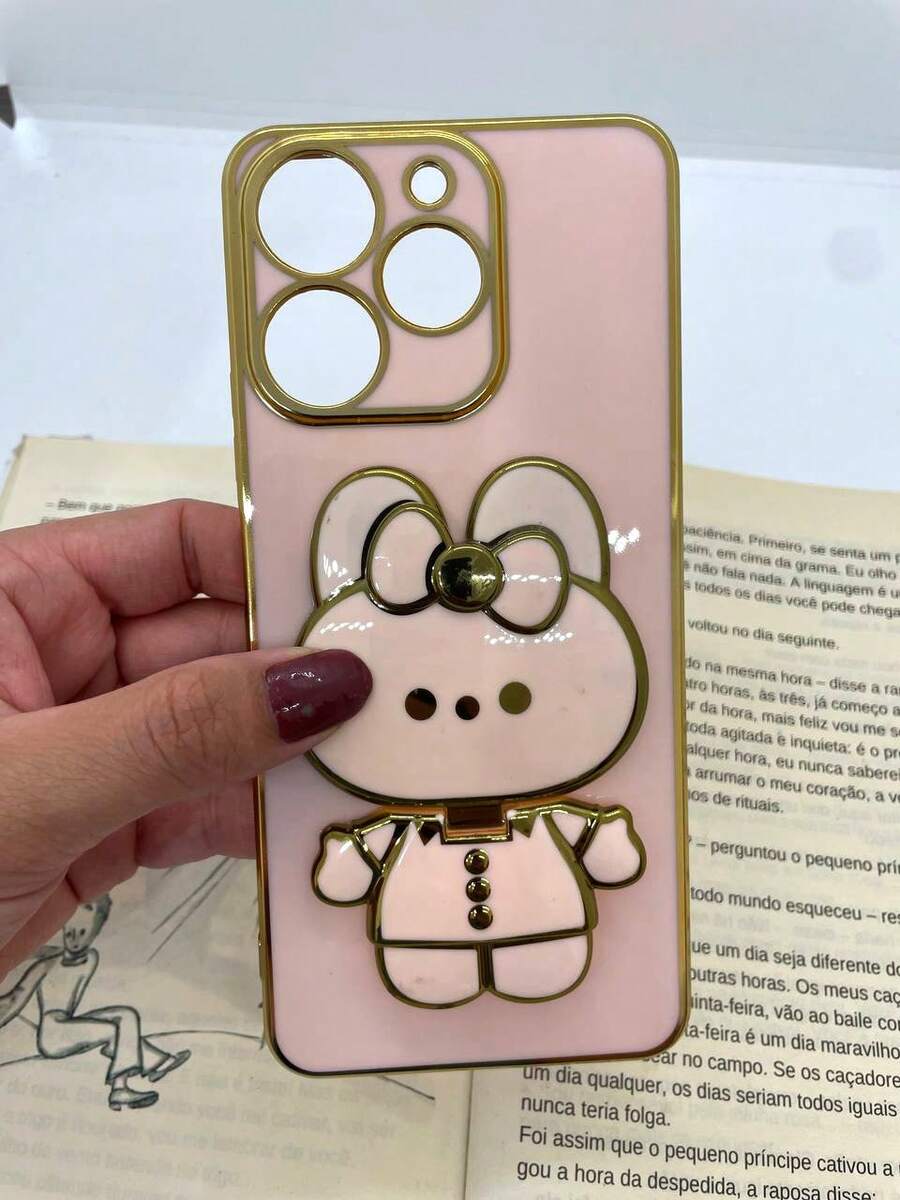 Capa de celular compatível com Realme Note 70 e 70s Cutie - Rosa Bebê - Visão 1