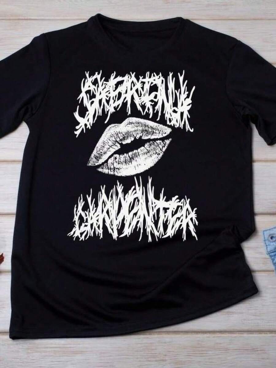 Women T-Shirts - Black - View 1