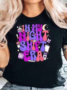 Women T-Shirts - Black - View 1