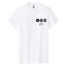 Camiseta Arirang, Camiseta Estilo K-pop, Regalo para Fans del Army, Camiseta de Manga Corta de Algodón Puro Suave de Primera Calidad, Prenda de Moda Casual de Corte Relajado para Mujeres Jóvenes, Ideal para Moda Urbana, Escuela, Uso Diario, Playa, Viajes, Citas al Aire Libre, Ropa Casual Sencilla. - Blanco - Ver 1