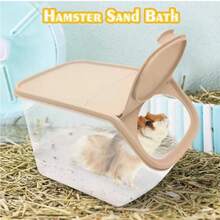 Hộp tắm cát cho chuột hamster, nhà vệ sinh đa năng cho thú cưng nhỏ kèm xẻng xúc, thiết kế trong suốt, lý tưởng cho chuột hamster lùn và chuột gerbil, giúp giữ lồng sạch sẽ và khô ráo. Quà tặng Giáng sinh, Halloween, Lễ Phục sinh, Lễ Tạ ơn, các dịp lễ hội. - Nhiều màu - Xem 5