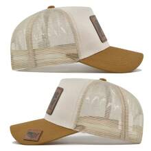 Men Baseball Cap - WhiteDpurpleY - View 3